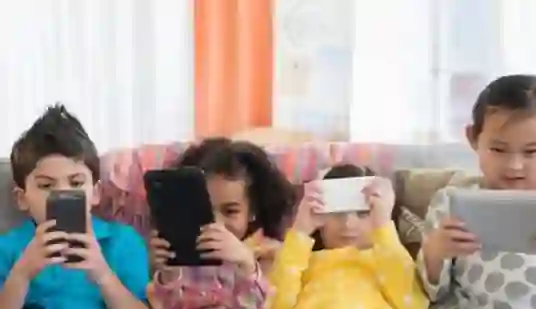 Don't give your children mobile phones or turn on the TV.